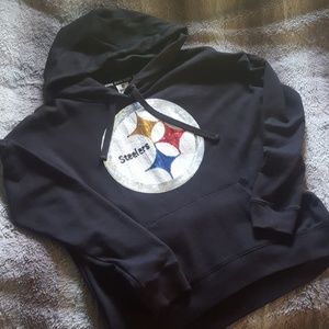Steelers sequin hoodie, Victorias Secret PINK